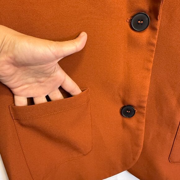 Rust brown 2-piece suit set from 4th & Reckless originally bought from Dollskill - Picture 6 of 11